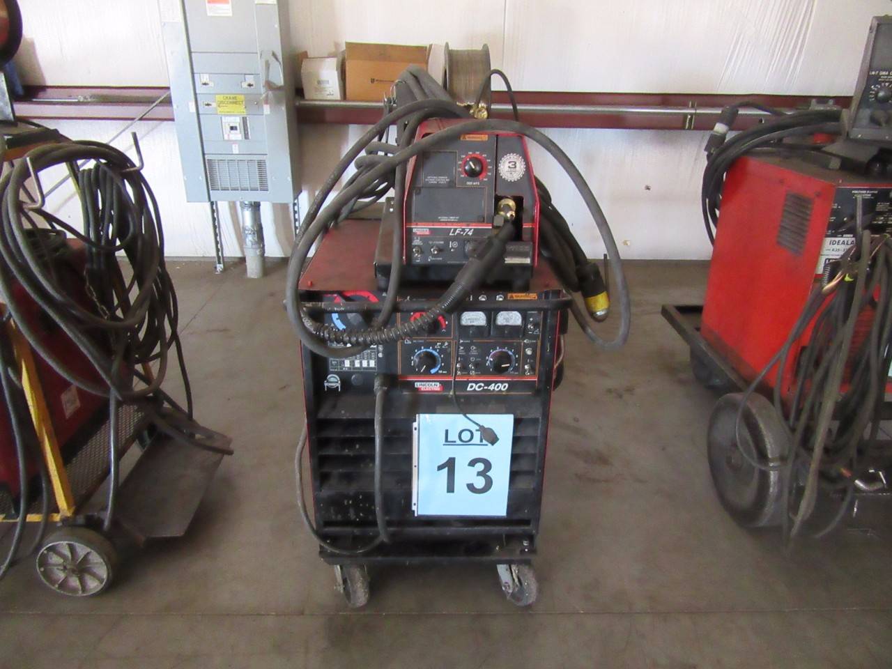 Lincoln Dc 400 Welder With Lincoln Lf 74 Wire Feeder