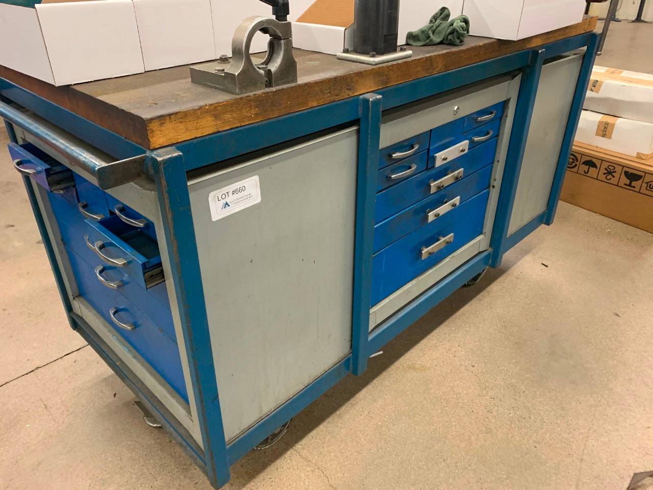 Techno Work Bench With Cabinet And Drawers