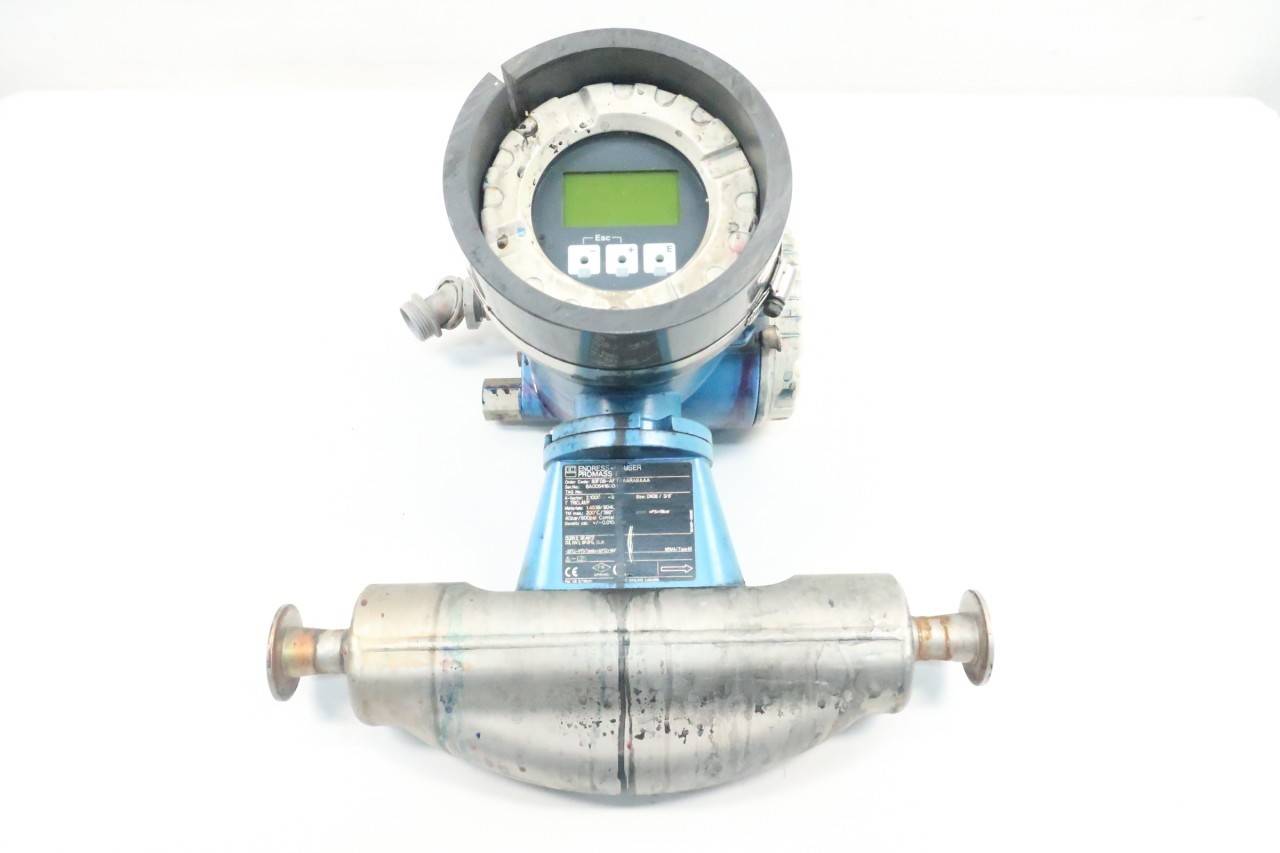 Endress Hauser 83f08 Aftsaarabaaa Promass 83f Mass Flow Meter 1in